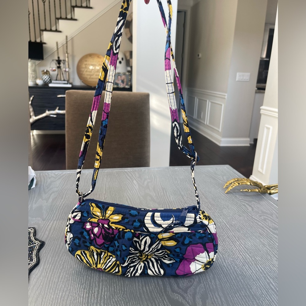 Vera Bradley African Violet Frannie Quilted Purse